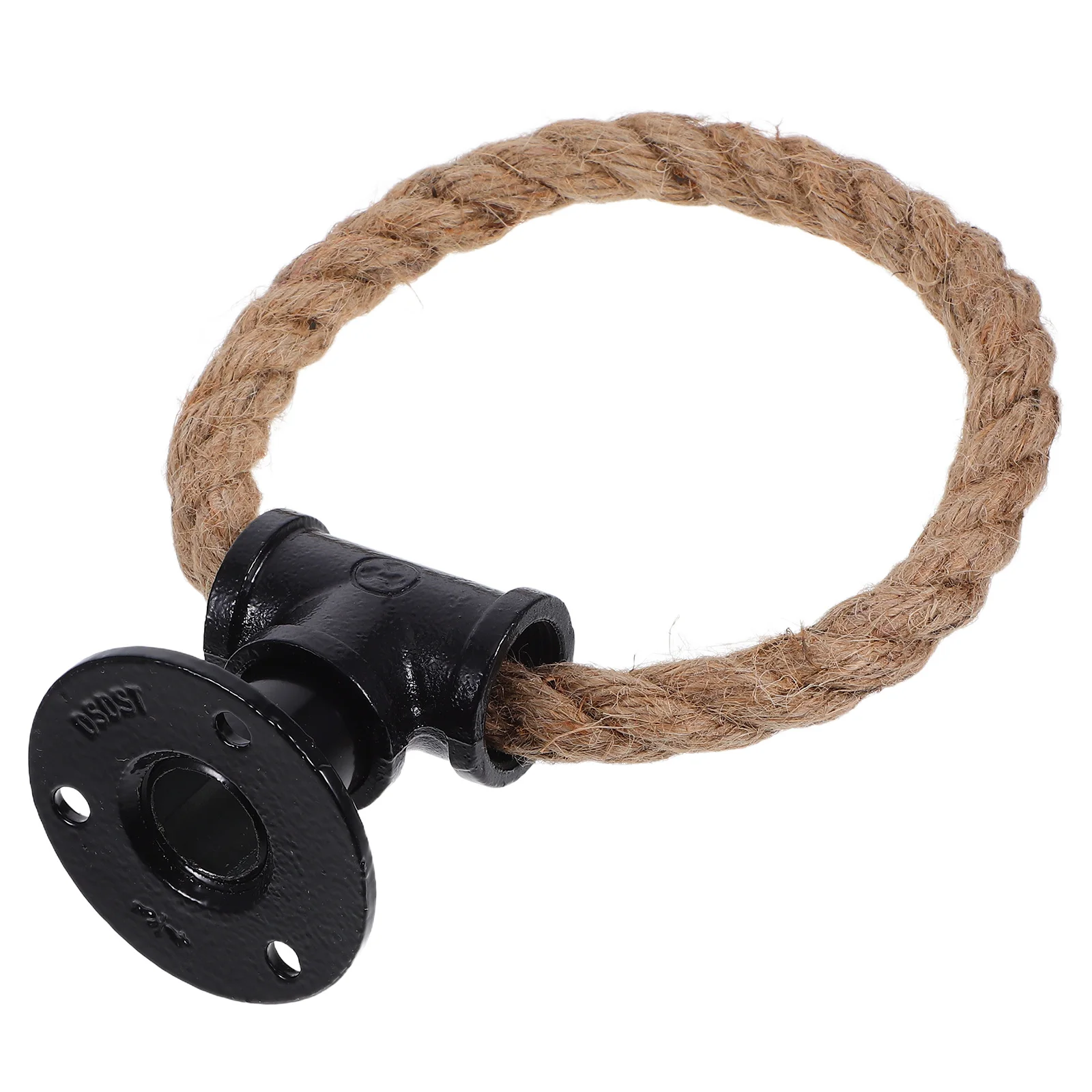 

Vintage Drawer Handles Rustic Rope and Black Iron Pull for Kitchen Cabinet Closet Bedroom Dresser Cupboard Door Storage