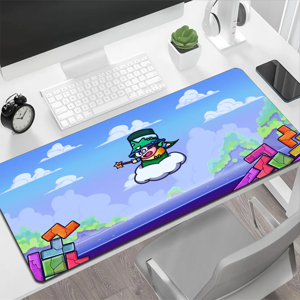 Tricky Towers Large Mouse Pad Gaming Mouse Pad PC Gamer Computer Mouse Mat Big Mousepad XXL Carpet Keyboard Desk Mat Mause Pad