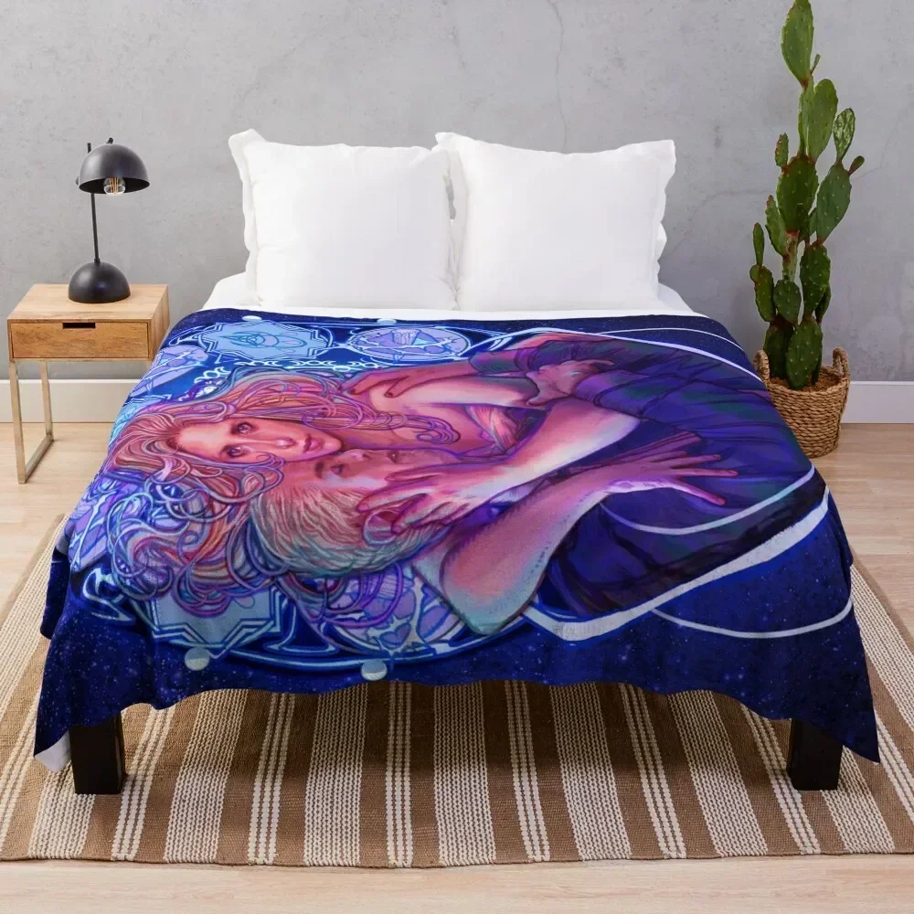 

Spuffy Stars Throw Blanket Stylish Couch Blanket for Home Living Room