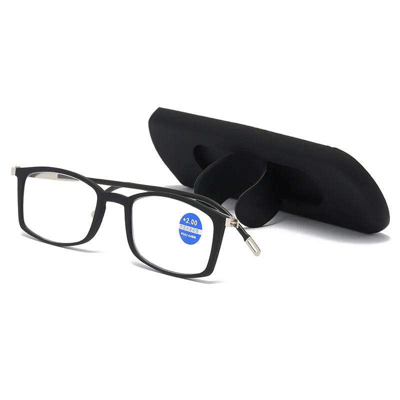 Thin Thin Reading Glasses for Women Men Compact Small Reader Ultralight Folding Mini Eyeglass Slim Pocket Case Blue Light Blocking - Aliexpress Deal
