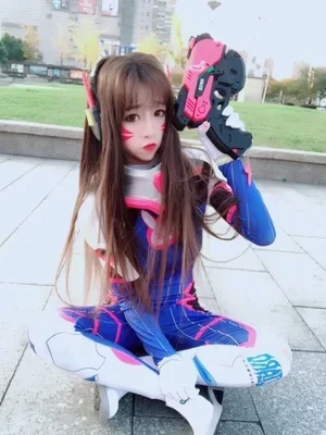 Pełny zestaw D.VA kostium pistolet zestaw słuchawkowy zbroja 3D drukuj klasyczne body skóry Halloween Cosplay dva Zentai Catsuit niestandardowe dzieci dorosłych