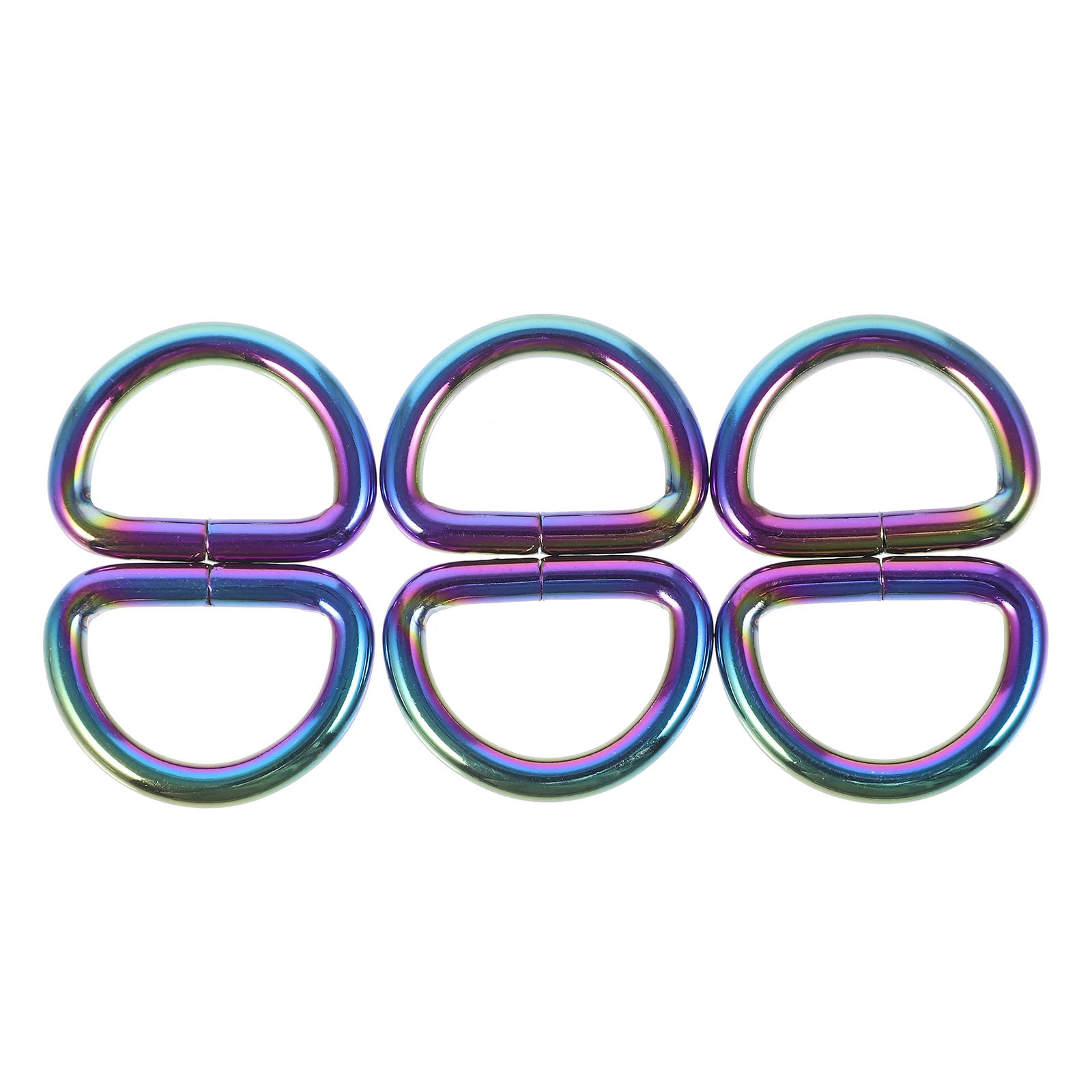 

10Pcs D Ring Buckles Metal Semi Circle Buckle for Purse Connecting Bag Crafting Key Chain Making DIY Accessories Purse Supplies