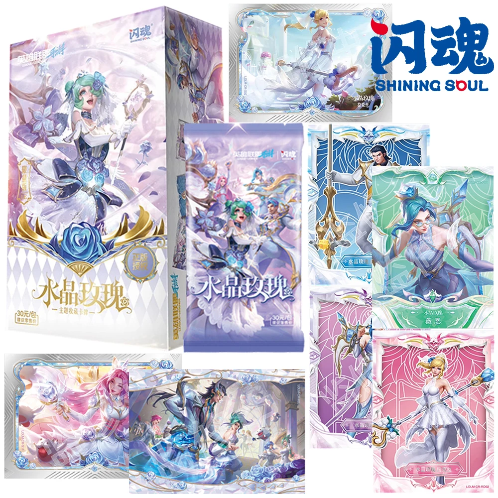 

Новая подлинная коллекционная карта Shining Soul League of Legends, классическая многопользовательская соревновательная игра, персонаж Lux, изысканная карточная игрушка