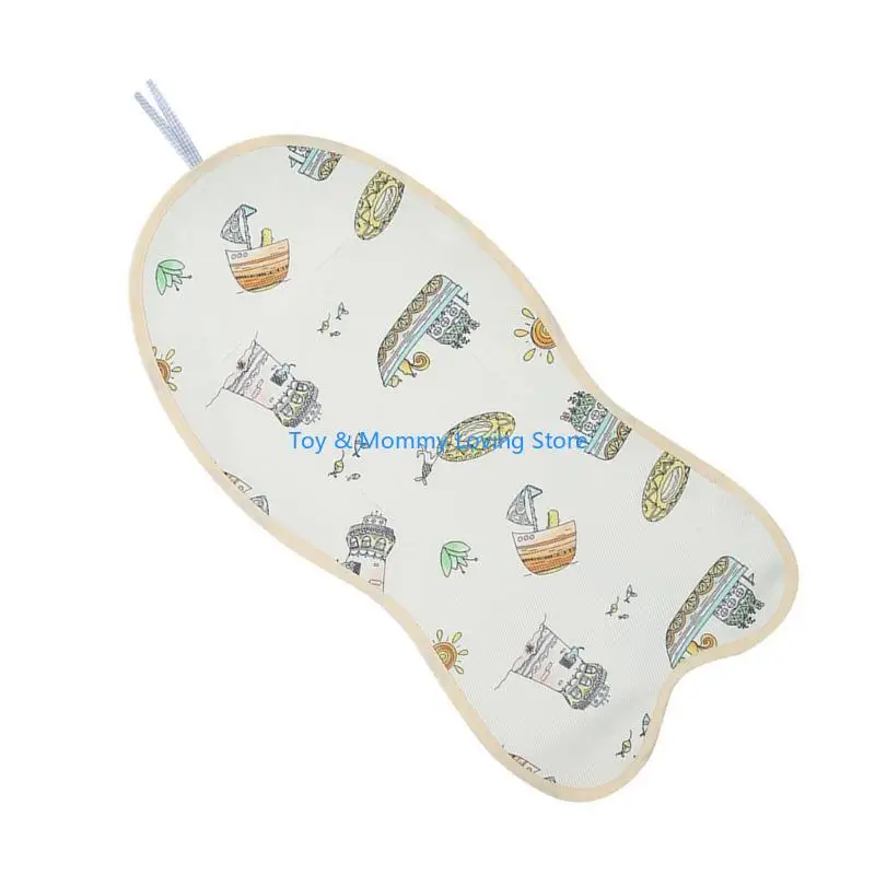 

Y1QF Baby Strollers Cushion Comfortable Liner Soft Cushion Baby Ice Cooling Pad Breathable Toddlers Pram Pad