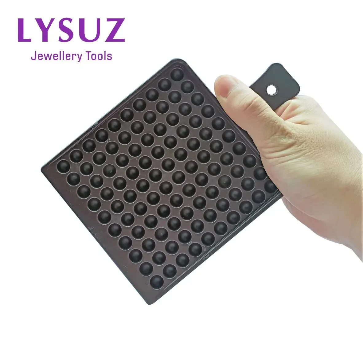 Round Jewelry Bead Counting Board Plastic Bead Counter For Gemstone Pearl Jewellery Making