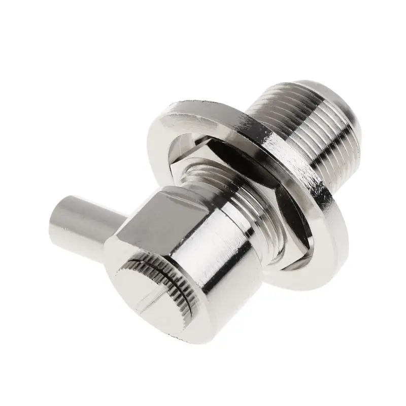 SO239 UHF Female Right Angle RF Connector For RG58 RG142 LMR195 Coaxial Cable