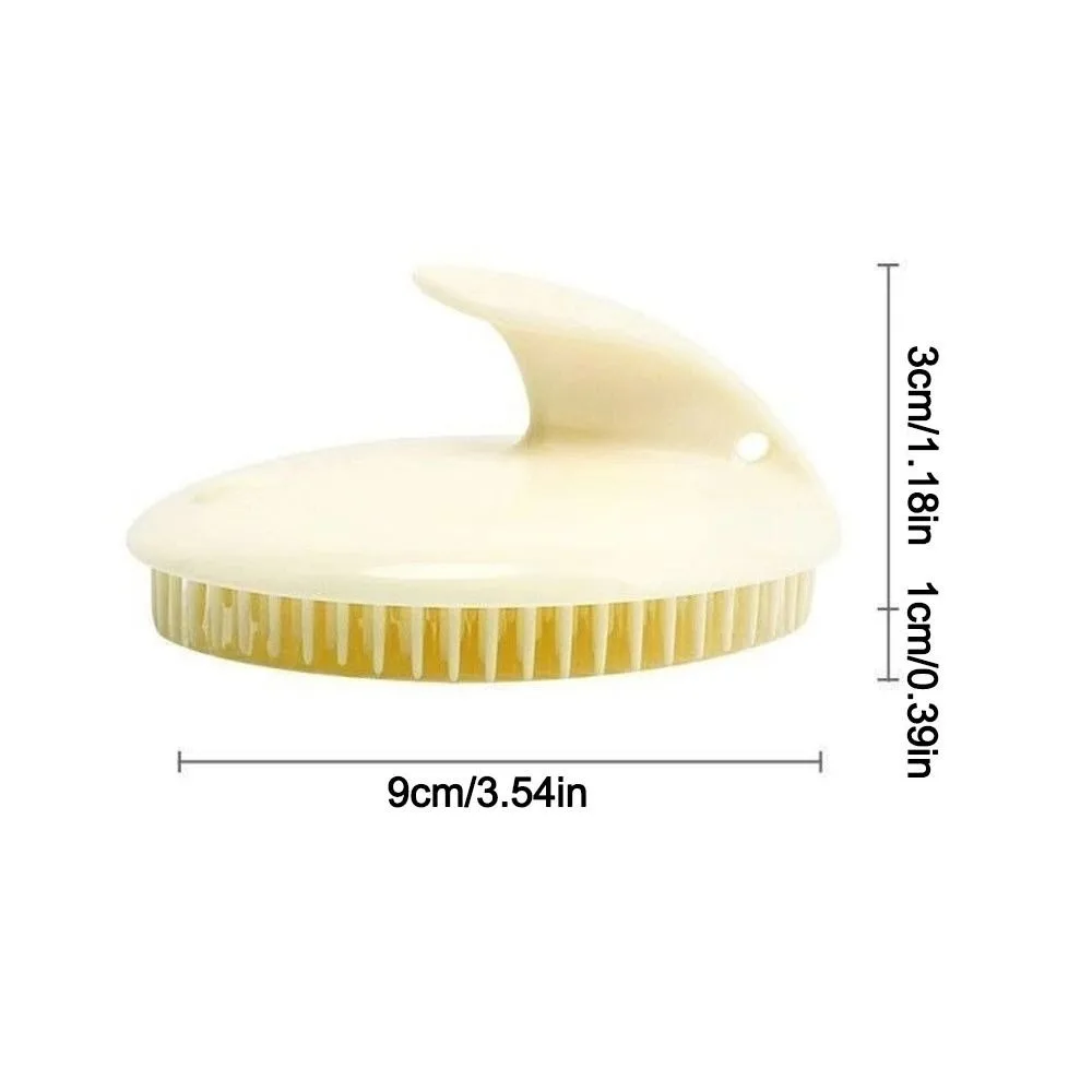 New Plastic Shampoo Brush Anti-Skid Hair Care Hair Washing Comb Anti-Dandruff Soft Hairbrush Shower Cleaning Tool