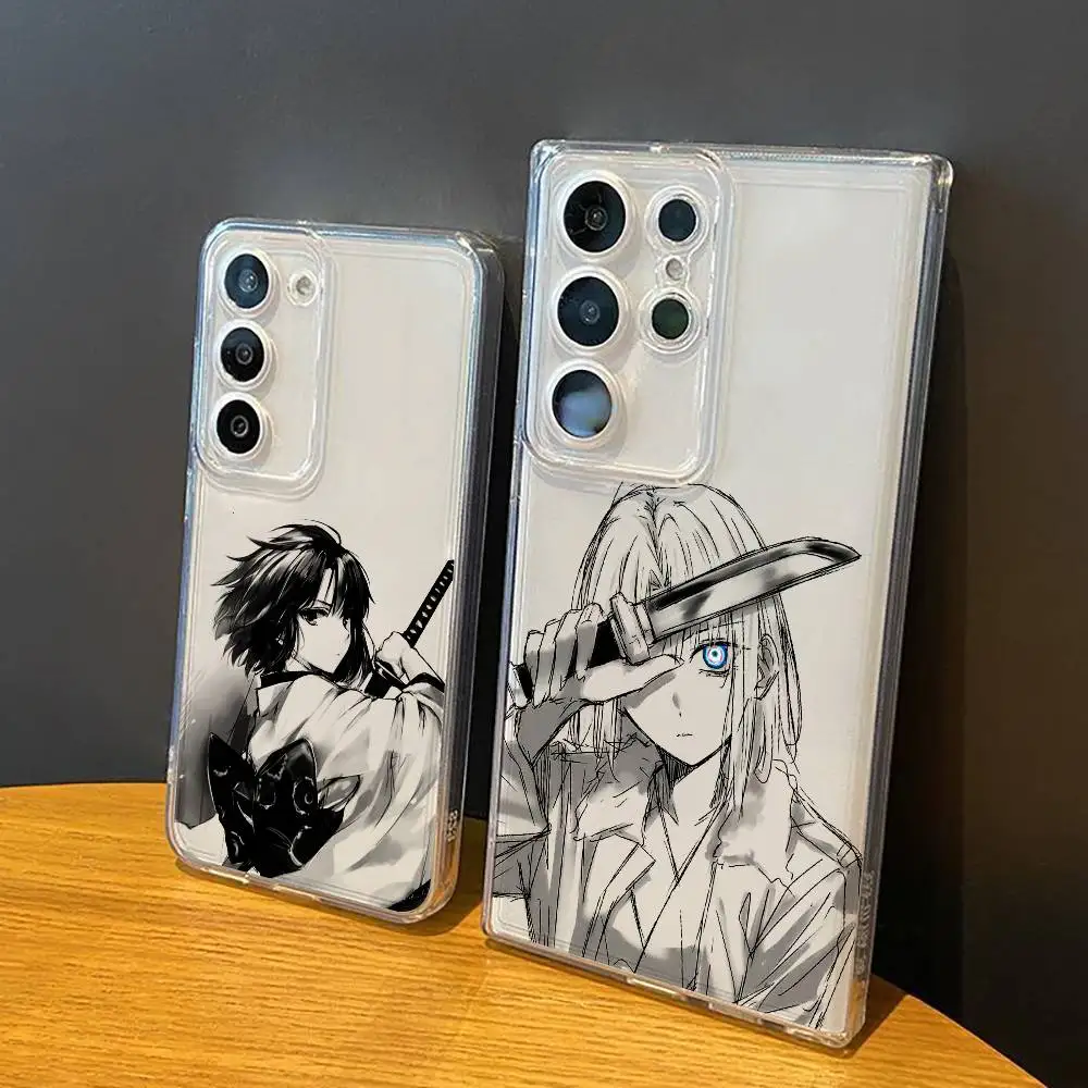 Shiki Ryougi Kara no Kyoukai  Phone Case For Samsung Galaxy S24 S25 S23 S22 S21 Transparent Cover Case