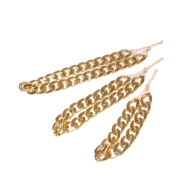 C 1Pc new Gold Adjustable Dog Cat Chain Gold Necklace for Dog Kitten Pet Accessories