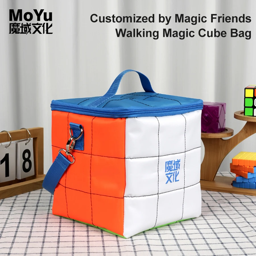 MoYu Walking Magic Cube Bag Organizer Multi Function Pack Stroage For Cubing Players Coold Gift