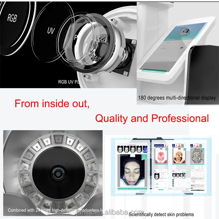 AI Portable Magic Mirror Facial Skin Analyzer Machine New Arrival Professional 3D Scanner Target Face for Facial Skin Analysis