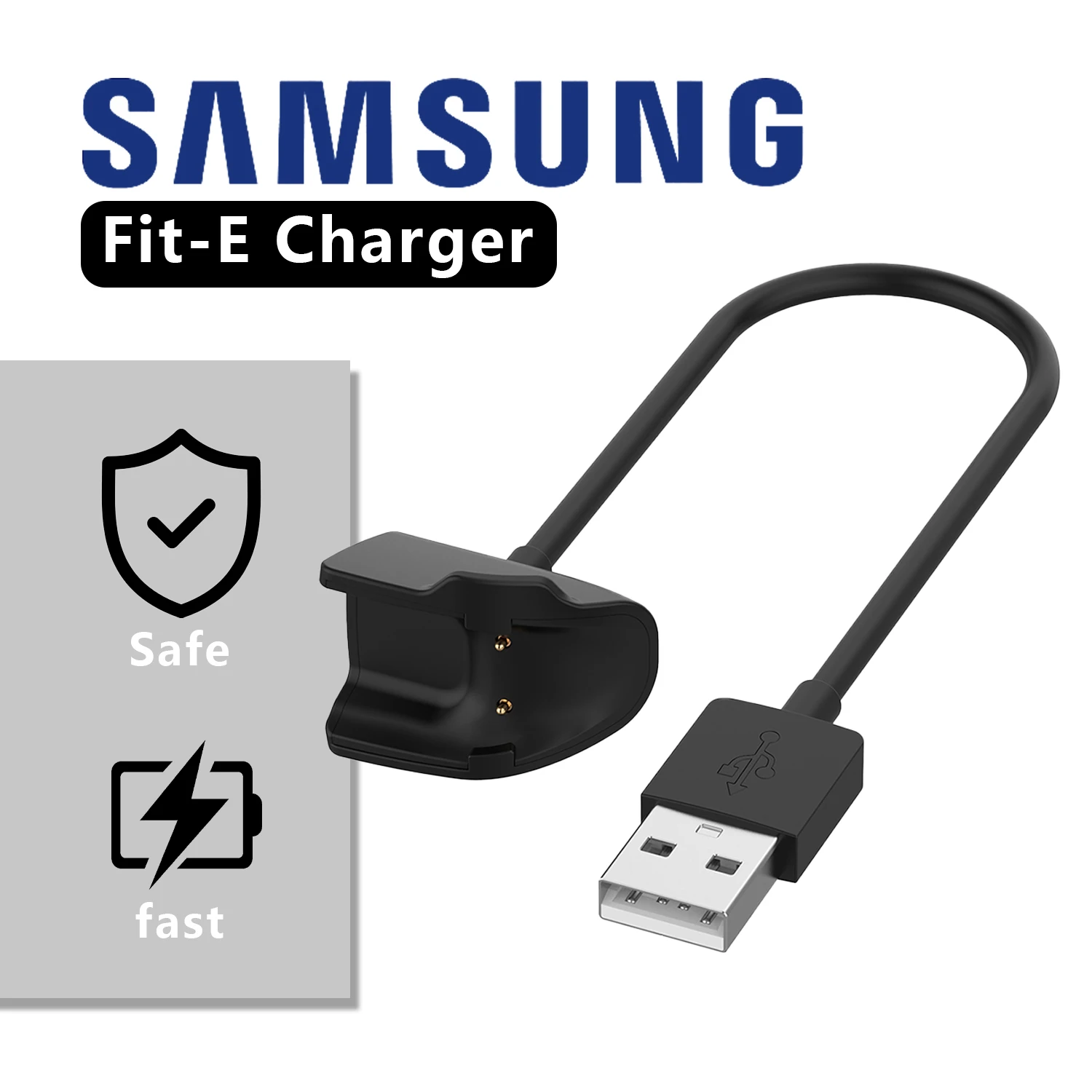 Ladekabel für Samsung Galaxy Fit-E SM-R375 USB Smartwatch Ladegerät Ersatz Ladegerät Ladestation