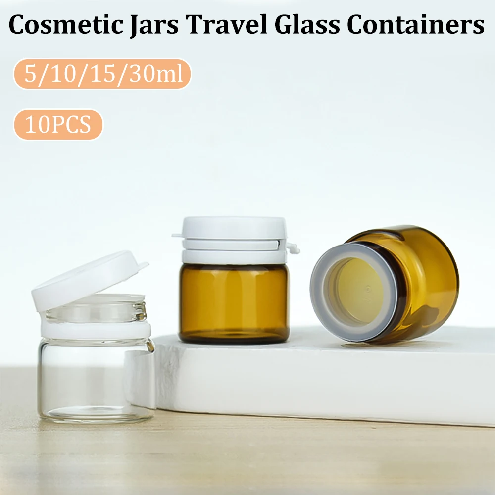 Mini Glass Cosmetic…