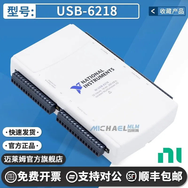 

NI USB-6218 779678-01 Data Acquisition Card Multi functional I/O