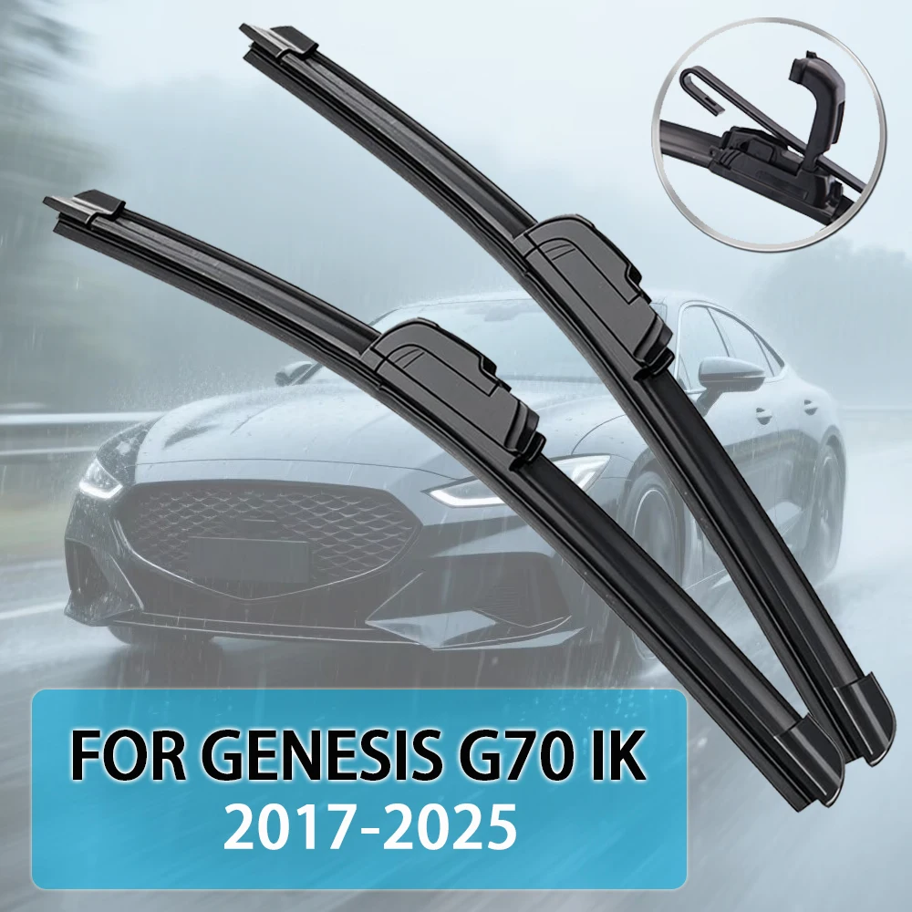 Für Genesis G70 IK 2017-2025 26'' + 18'' Auto Wischer Klinge Front Scheibenwischer Fit U Haken arm Windschutzscheibe Auto Wischer Klingen
