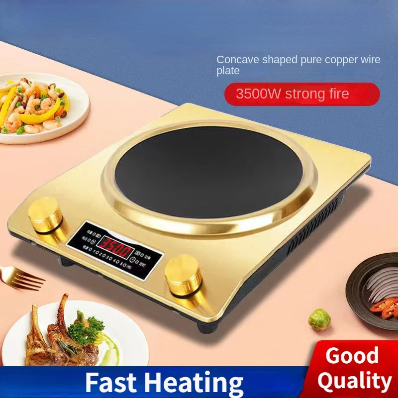 

220V 3500W High Power Induction Cooker Concave Commercial Furnace for Home and Commercial Use