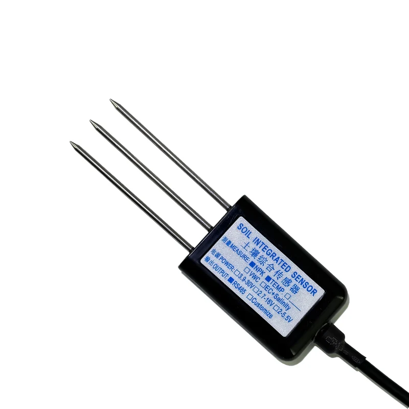 2026 SIS10 Soil Integrated Sensor .Soil NPK and Conductivity Meter, Evaluating Soil Salinity, Guiding Irrigation.RS485 Modubs