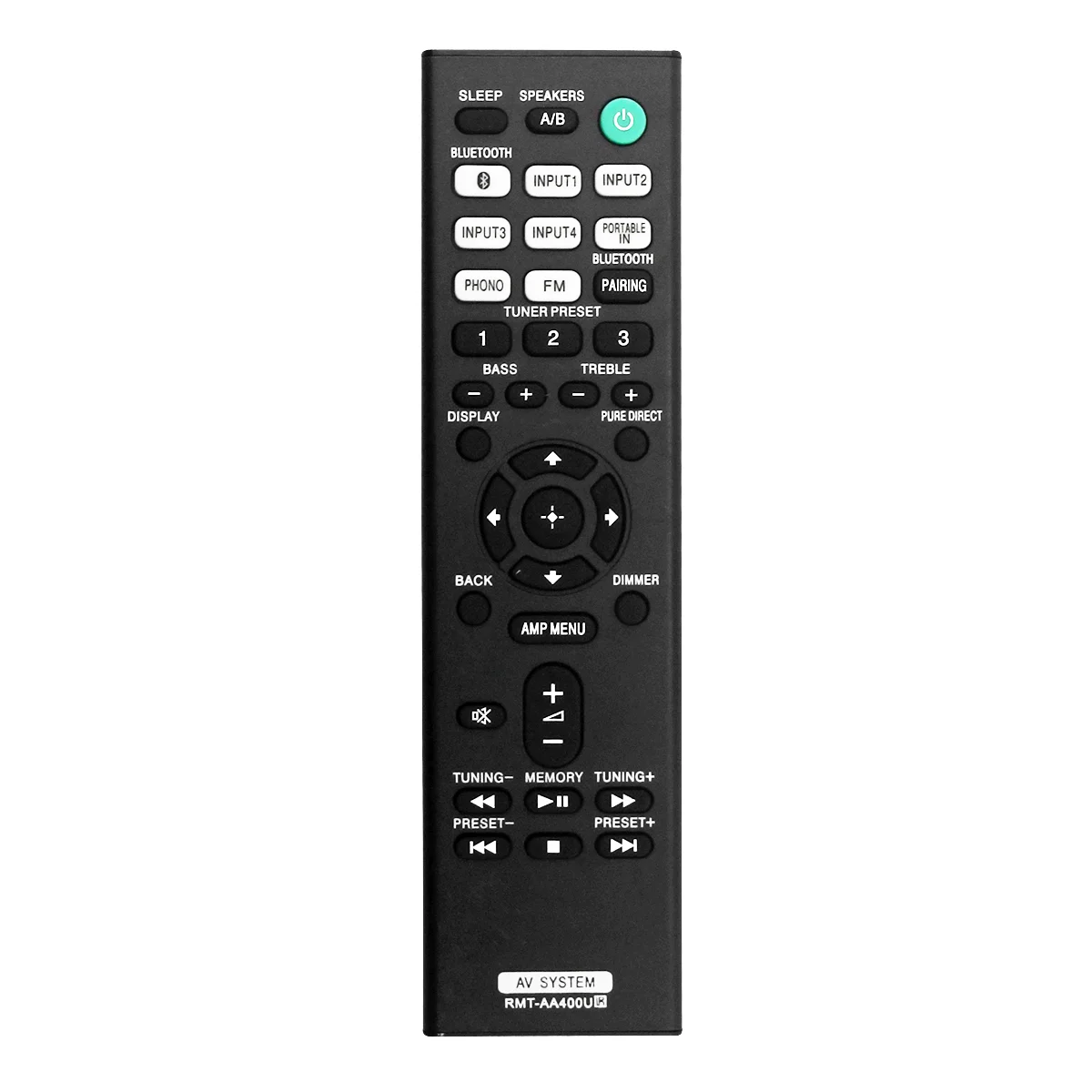 -AA400U Remote Control Replace Stereo Receiver STR-DH190 STRDH190 Remote Control