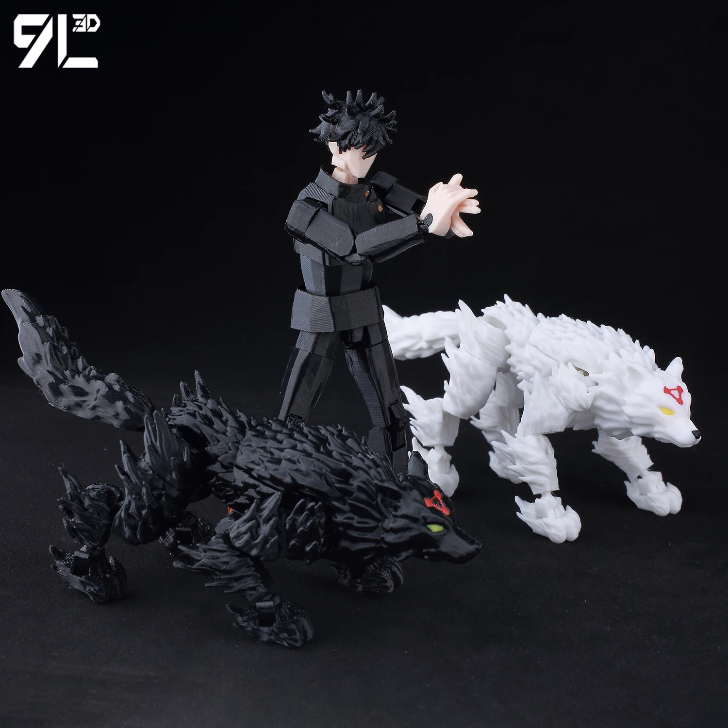 9L3D Fushiguro Weihnachtsdekoration LUCKY13 Multi-Jointed Poseabl T13 Mahoraga Modell Dummy13 für Fans Cooles Roboterpuppenspielzeug