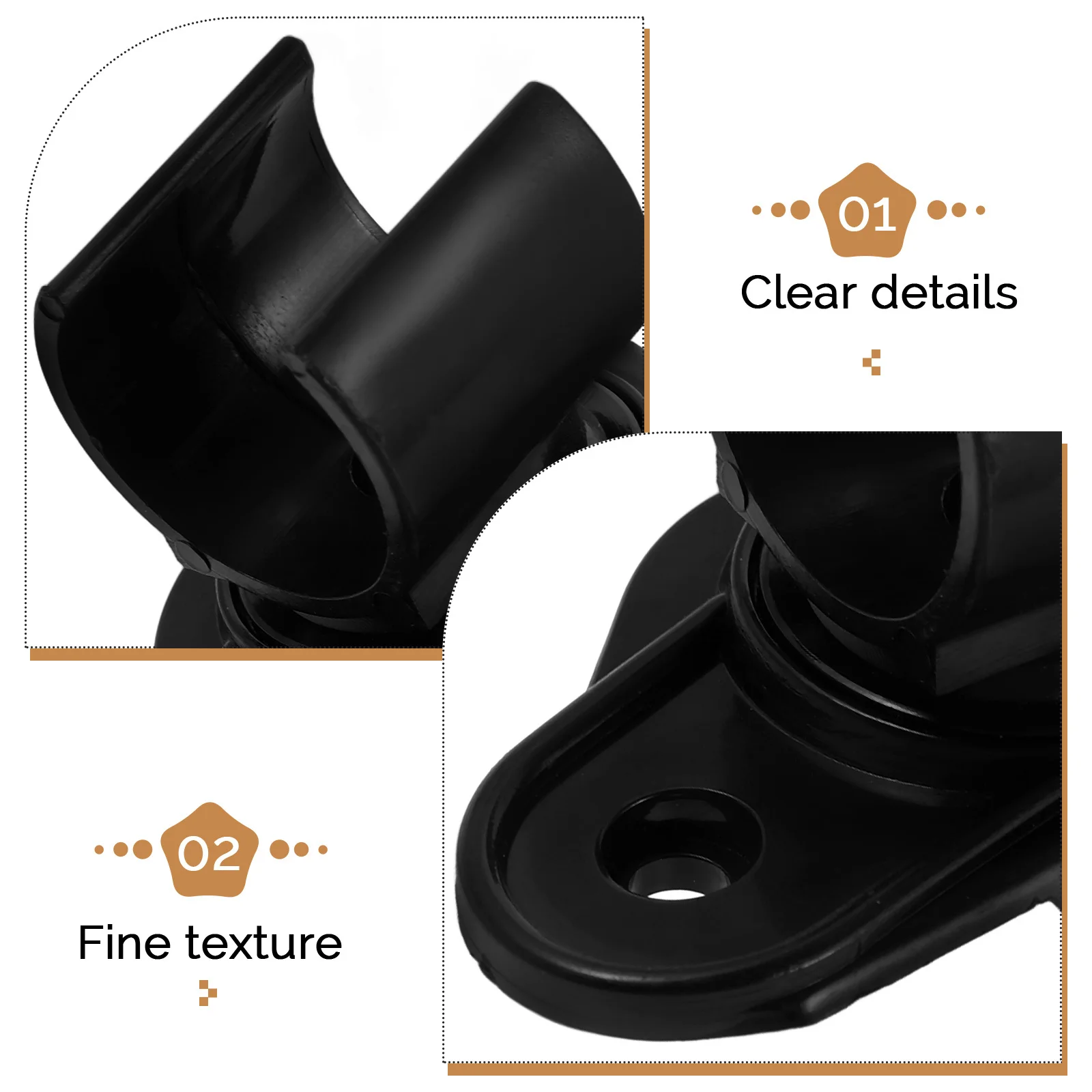 Hard Hat Light Clip Strong Flashlight Mount Holder for Work Safety Headlamp Accessory Hard Hat Light Clips