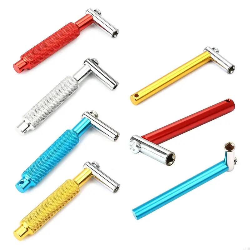 

Y51D Portable Drum Tuner Standard Drum Keys Lightweight Percussion Hardware Tool Drum Tuning Keys Novelty Gift for Drummers