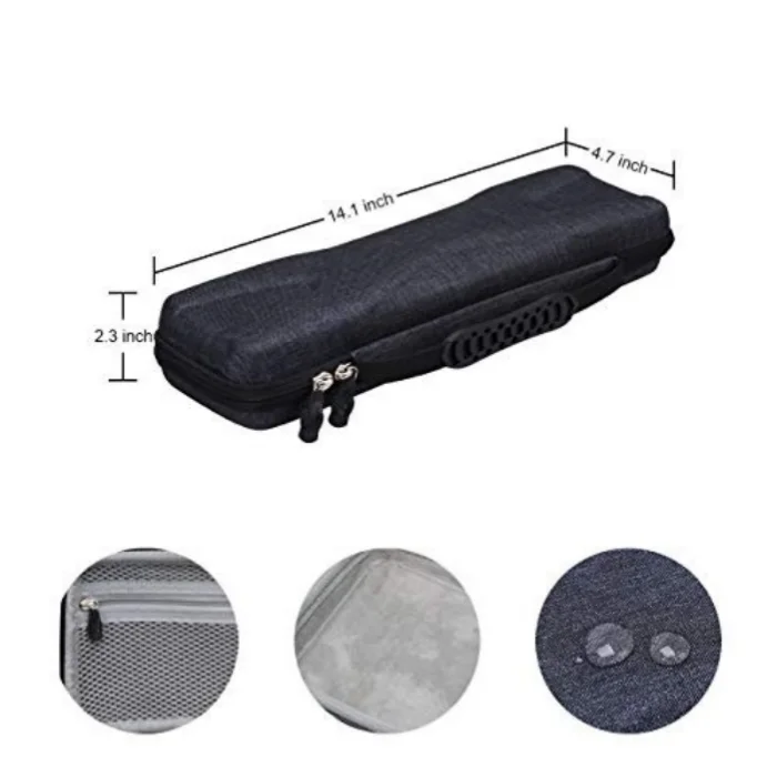 High Quality Portable Hard Shell EVA Storage Bag Waterproof DJ Controller Musical Case Black Fashionable Durable for Travel