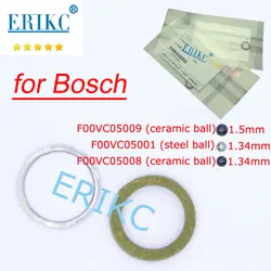 Injector Repair Kit Gasket F00VC99002 1.34mm Steel Ball F00VC05001 1.5mm Ceramic Ball F00VC05009 F00VC05008 F00RJ02177 for BOSCH