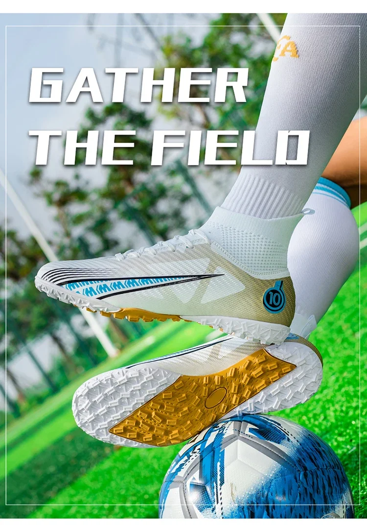 Herren Fußballschuhe Professionelle Original Widerstandsfähige Männer-Trainingsschuhe Atmungsaktive Hochwertige Fußballstiefel Rutschfeste Fußballschuhe – Detail 6