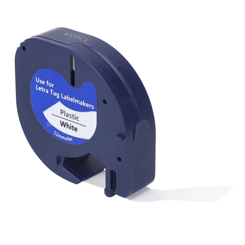 36Pcs Letratag Refills Label Tapes Label Maker For Dymo 91331White 4M X 12Mm Label Printer For Dymo Label Maker-Y18A