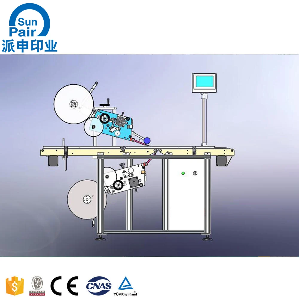 سهلة التشغيل آلة الملصقات اللاصقة آلة وضع العلامات الأوتوماتيكية عالية السرعة #3