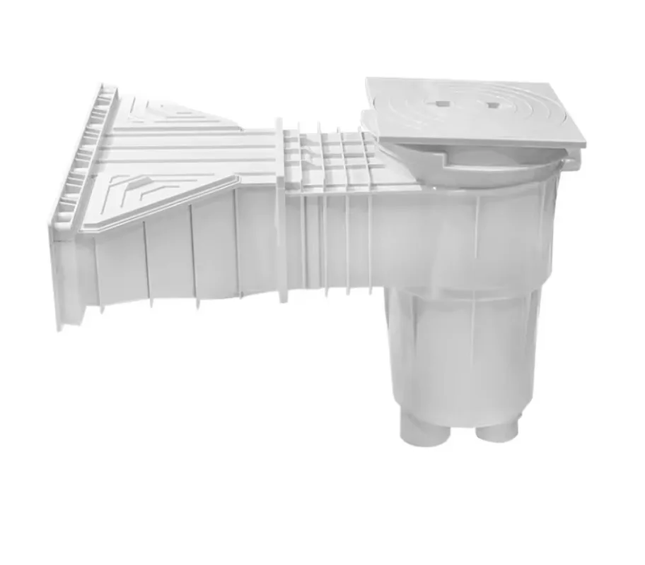 

Factory Supply Swimming Pool Filtration System Accessories ABS Wall Skimmers Threaded Interface Bigger Width Mouth Skimmer