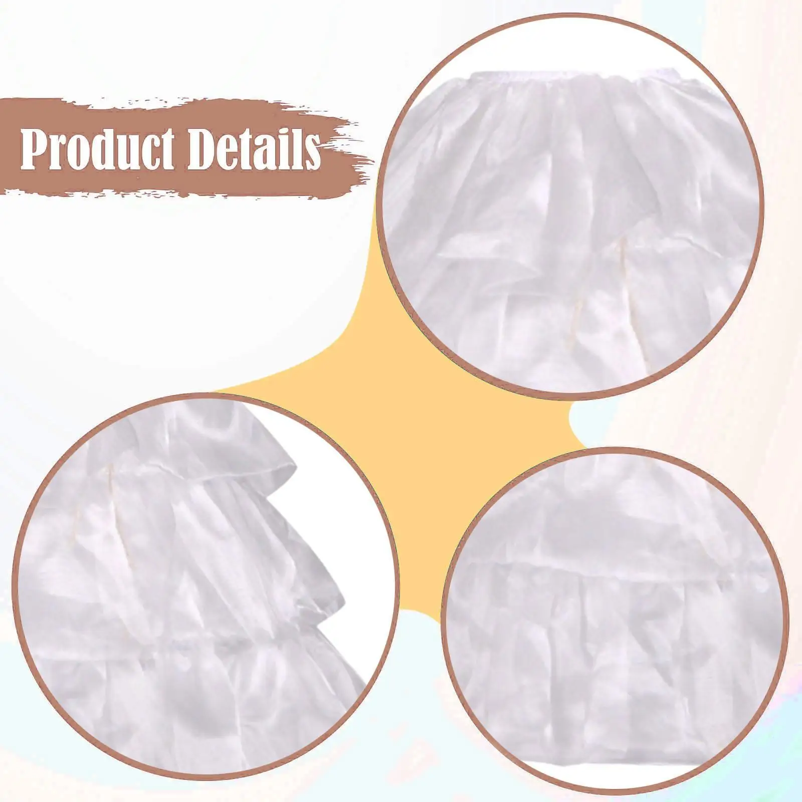 تنورة دائرية، طبقة داخلية قابلة للتعديل نصف زلة، صخب فيكتوري للنساء والفتيات كرينولين، تنورة داخلية لفستان لوليتا #5