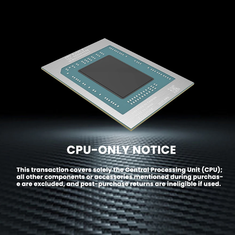 Процессор AMD R5 6600H для ноутбука Ryzen 5 6600H, 4,5 ГГц, 6 ядер, 12 потоков, 3 МБ игрового кеш-памяти, 6 нм, TDP, 45 Вт, игровой процессор FP7 100-000000546