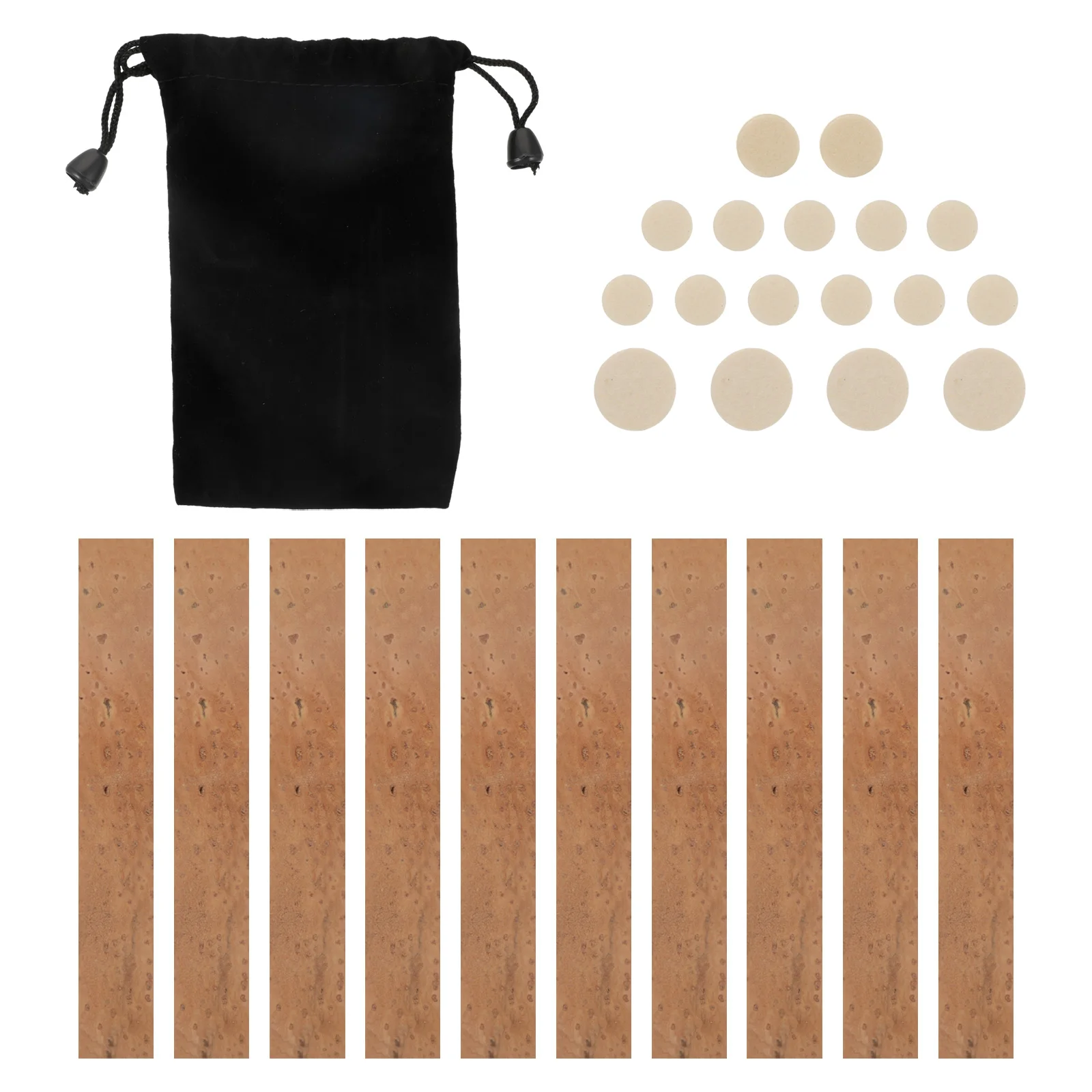 

Wooden Clarinet Pads Durable Cork Sheet Fine Material Elastic Repair Accessories Clarinet Pad Instrument Parts