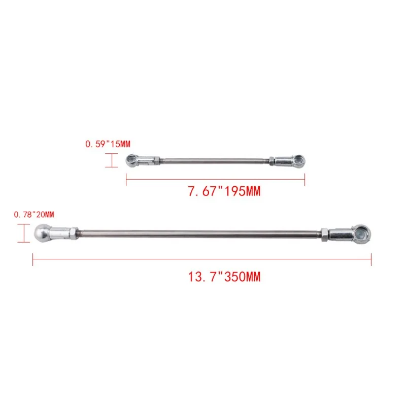 3PCS Gear Linkage Push Rod Kit with Seals for Peugeot 106 Citroen Saxo, OE 245283 2452/E1