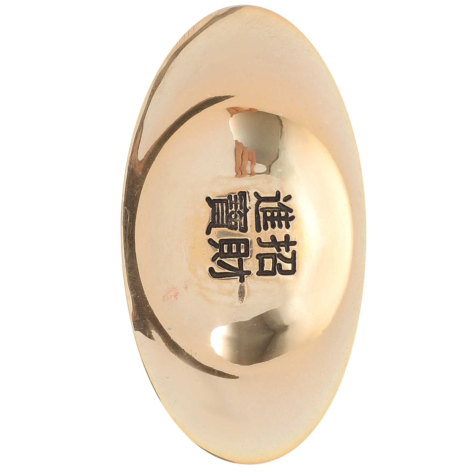 

1Pcs Exquisite Gold Ingot Shape Brush Shelf Multi-Functional Pen Rest for Writing Support Portable Golden Brass Pen Holder