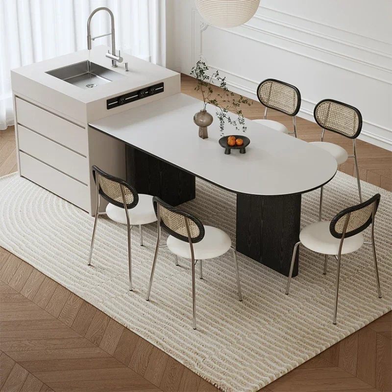 طاولات الاستقبال غرف الطعام متعددة الوظائف أثاث المنزل طاولة المطبخ غرفة مستديرة شحن مجاني ميسا كوميدور الطعام المستقرة