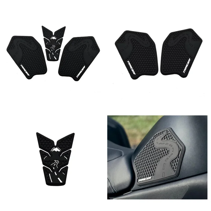 

For TRACER700 tracer700 Tracer 7GT tracer7gt 2020-2025 Motorcycle Non-slip Side Fuel Tank Stickers Waterproof Pad Rubber Sticker