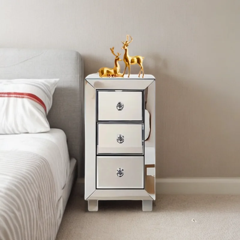 

Bedside Tables Small Apartments Designer Luxury Bedroom Cabinets Storage Items Room Bed Muebles Mesitas De Noche Furniture