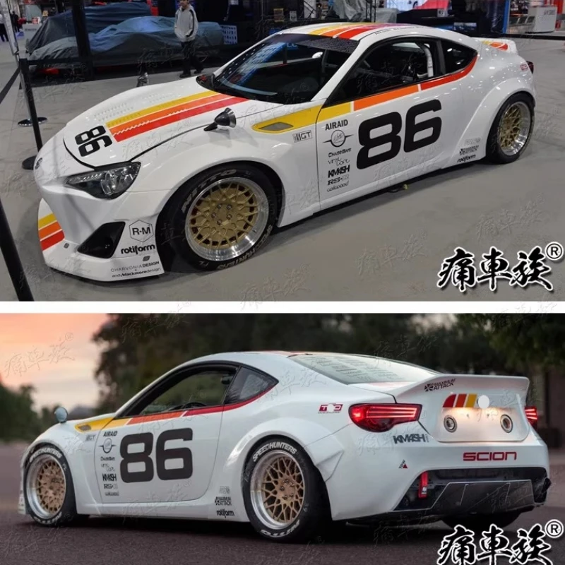 Car stickers FOT Toyota 86 GT86 exterior design race car decoration customized sports decals Vinyl Film Accessories