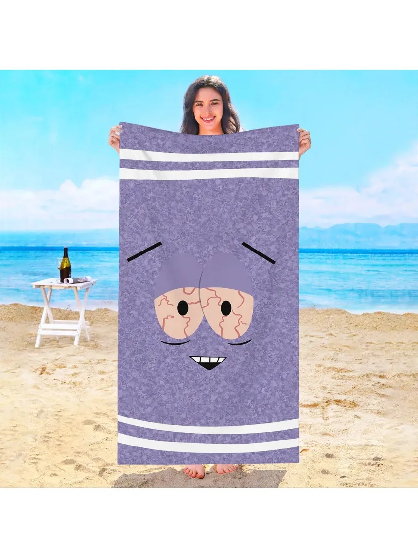 Serviette de plage amusante en microfibre, Kawaii, pour la maison, Sauna pour bébé, Playa, voyage, Spa, piscine, séchage rapide