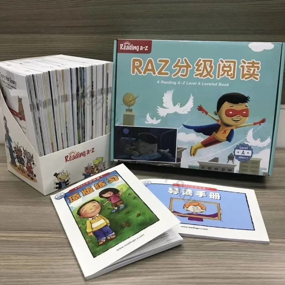 

Raz New Edition Grade AA/A/B/C Gift Box + Bookend + Translation Manual + Exercise Book + Reading Version