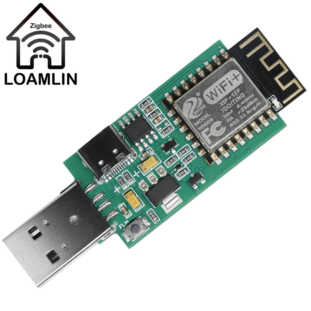 SMLIGHT SLWF-01 Pro Módulo de control de aplicación WiFi personalizado DIY para aires acondicionados basados en el asistente doméstico ESPHome (integración Midea)