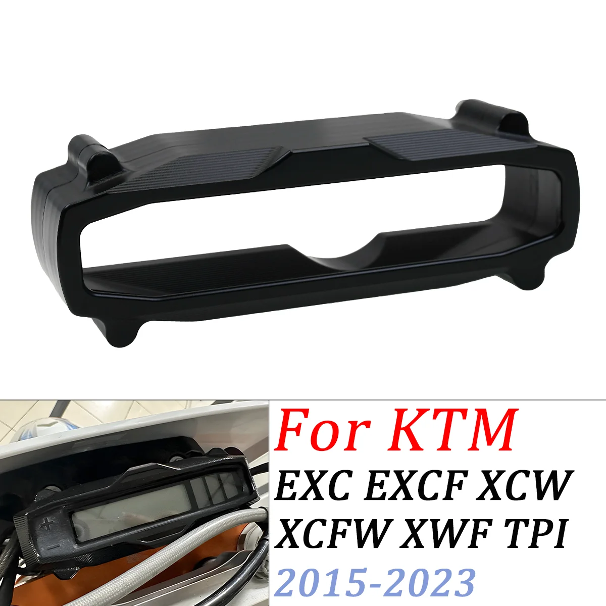 Speedometer Odometer Cover Motorcycle Protective Parts Aluminum Guard for KTM EXC EXC-F XCW XCF-W TPI Six Days 125-500 2015-2023