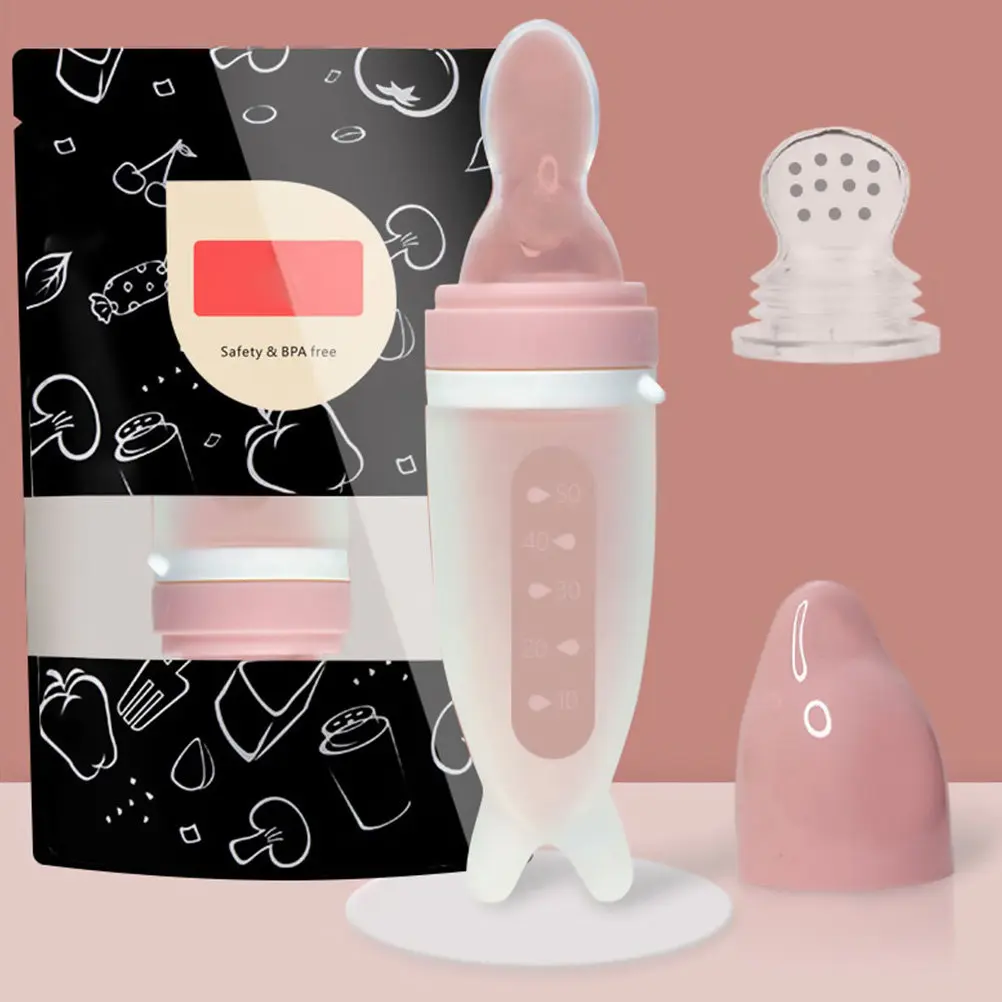 1set-silicone-squeeze-feeding-bottle-baby-infant-newborn-pureed-food-milk-cereal-feeder-tableware-tool-food-grade-safe-easy