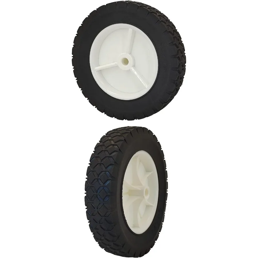 

8 inch Plastic Wheel Fits Oregon 72108 hand truckslawnmowers utility carts Radio Flyer Wagon BBQ Grill Lawn Sprayer Trash Can U