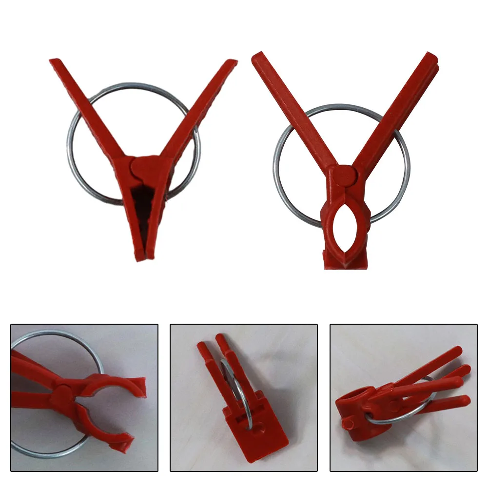 50 * Clip per innesto da giardino Clip di supporto per piante in plastica morsetti anticaduta per vite giardino serra verdure anguria attrezzi da giardino
