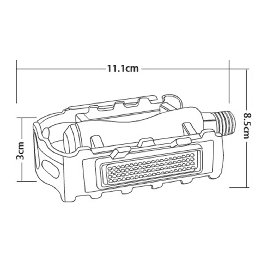 Bicycle Pedal Aluminium Alloy Lightweight Mountain MTB Cycling Bike Flat BMX MTB Pedals Bicycle Parts Accessories