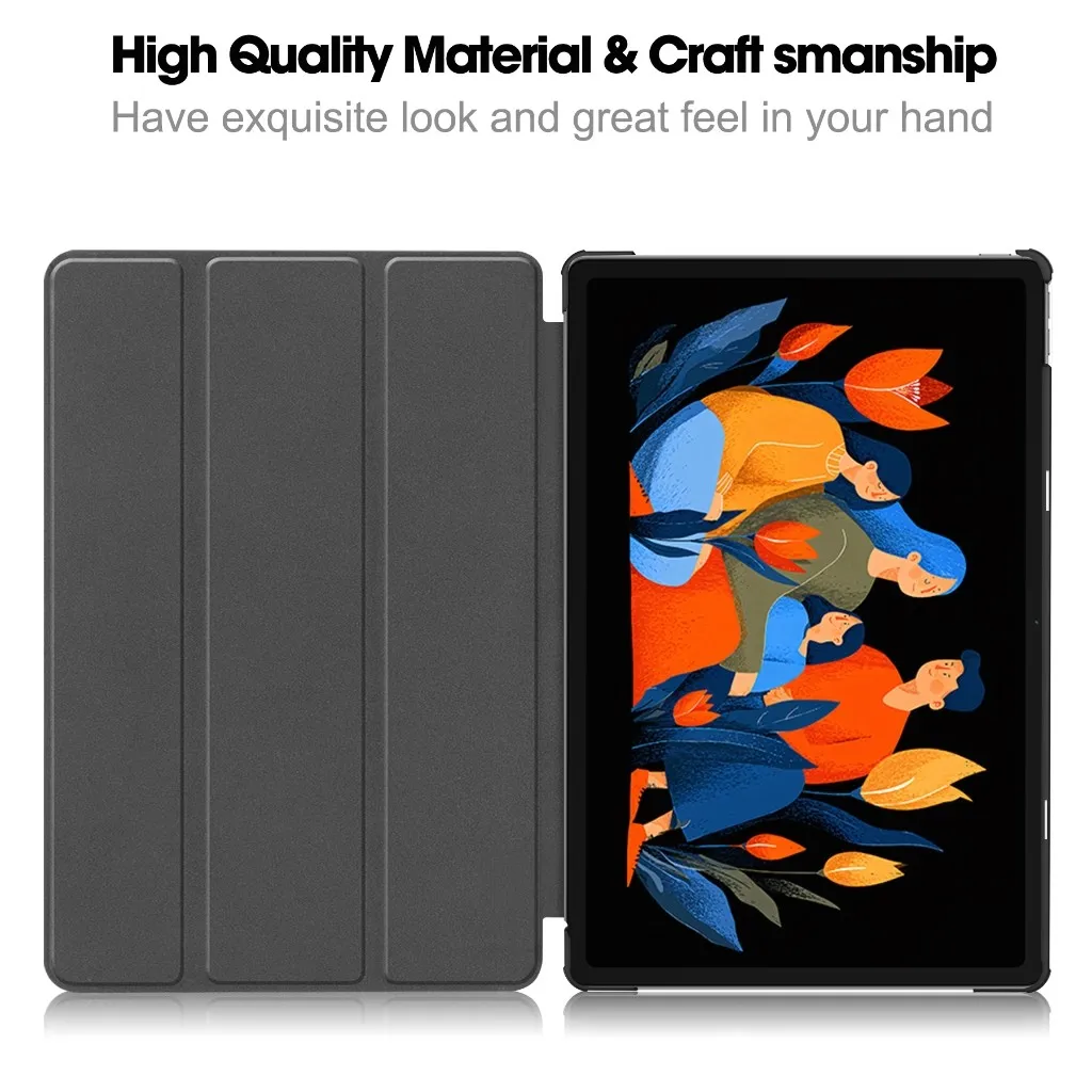 PU Leather Trifold Smart Cover Case for Lenovo Xiaoxin Pad 12.1 2025 TB365FC 12.1 inch