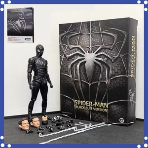 CT Spider-Man Anime Actionfiguren Spielzeug, schwarze Fakten, Shffiguarts, Spider-Man, Poison, SHF TOBEY, Spider-Man, Maguire, Miquel, 2099 8 Hauptverkäufe Black Man Doll - №5